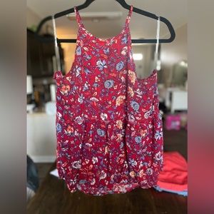 American Eagle Floral Tank Top